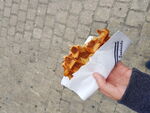 guten Appetit: eine der berühmten belgischen Waffeln